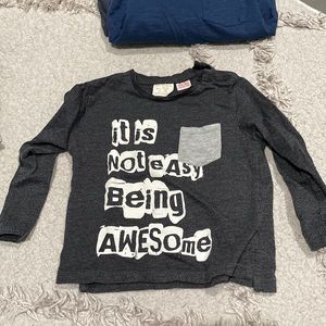 Long sleeve boy Zara shirt